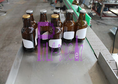 Edelstahl-Flaschen-klebende Etikettiermaschine PLC-Regelstrecke