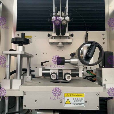 Flaschen-Etikettiermaschine des Saft-100-200BPM mit justierbarem Touch Screen