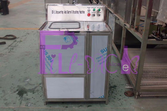5 Gallonen-halb Selbstentkröner-Wasser-Füllmaschine mit Prüfungs-Fenster