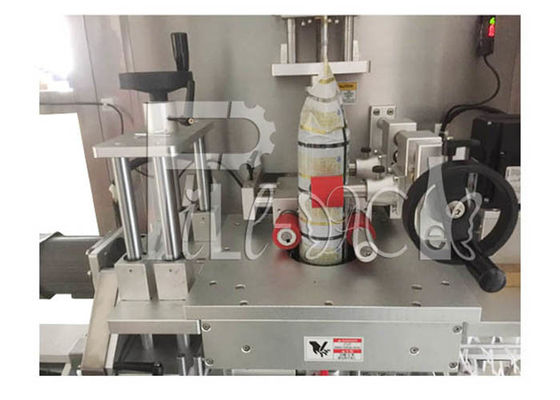 Photoelektrisches Psychiaters-Ärmel PVC STREICHELN flacher Flaschen-Aufkleber-Etikettiermaschine