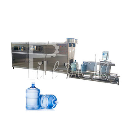 Wasser-Flaschen-Füllmaschine PLC 300BPH 18.9L reine korrosionsbeständig