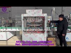 2091 M19 Kasachstan Gerade 6-Stationen-Glasflaschen-Edelstahl-Schwerkraftfluss-Abfüllmaschine