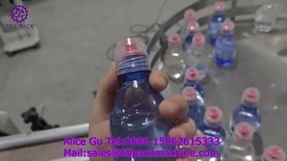 2251 J18 Lineare Plastikflasche mit geteiltem Schraubverschluss, 6 Stationen, selbstansaugende Kolbenfüllung, 4 Räder, ca