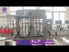 2159 M10 Flüssigwaschmittel mit linearem geteiltem Kolben, 6 Stationen zum Abfüllen, Verschließen und Etikettieren