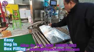 2109 L14 Halbautomatische Einkopf-Bag-in-Box-Füll- und Verschließmaschine