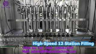 2270 J66 Lineare, spurlose Kolbenfüllmaschine mit 12 Stationen