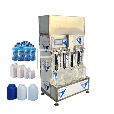 Halb automatischer Juice Filling Machine Linear Liquid-Plastik füllt Mineralwasser ab