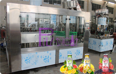 Glasabfüller-Maschinen-automatische Saft-/Tee-abfüllende Füllmaschine 6000 - 8000BPH