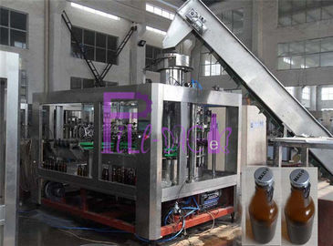 Kronenkappen Bier-Füllmaschine der Glasflasche 330ml mit NANQING-Ventilen