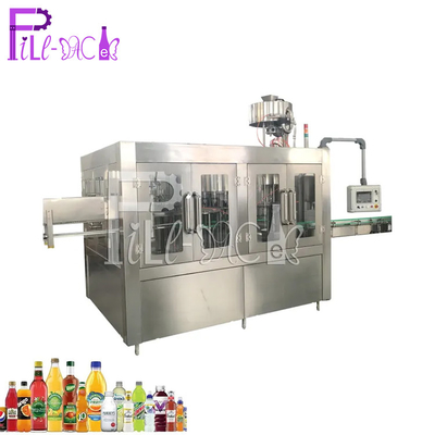 Monoblock, das Plastikflaschen-Ausrüstung Juice Filling Capping Machines CGF32-32-10 wäscht