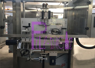 Gallonen-Flaschen-Etikettiermaschine PLC-Steuerung des Edelstahl-0-50BPM