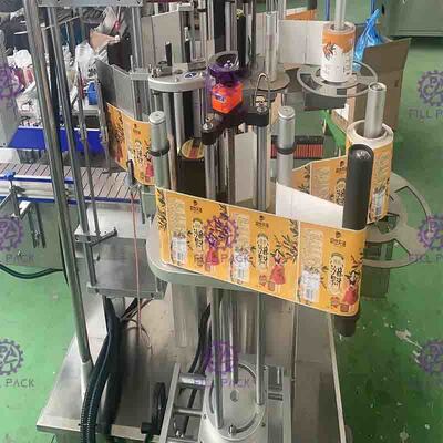 Maschinen-Doppeltes SUS304 40m/Min Automatic Flat Bottle Labeling versah mit Seiten