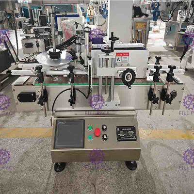 Tischplatte 3000BPH automatisierte klebenden Aufkleber mit heißer Folien-Kodierung