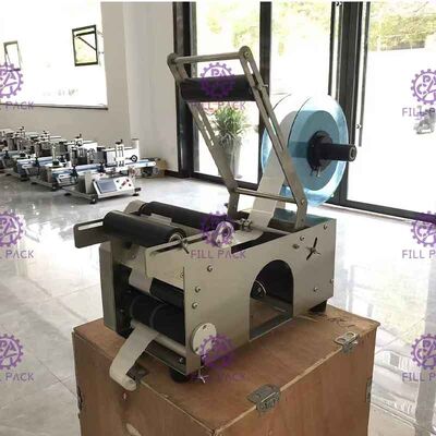 Selbstklebende Etikettiermaschine Semiauto 50BPH mit Code-Drucker