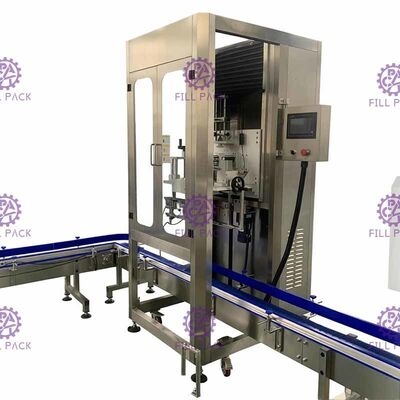 Einzelner Haupthals-Kennzeichnungsgallonen-Etikettierer-Maschine volle Automatisierung 300BPM