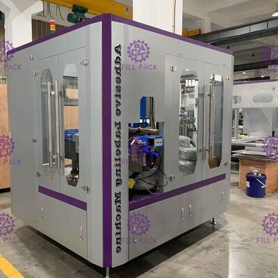 Drehart selbstklebende Aufkleber-Bier-Glas-Flaschen-Etikettiermaschine für einzelnen Aufkleber