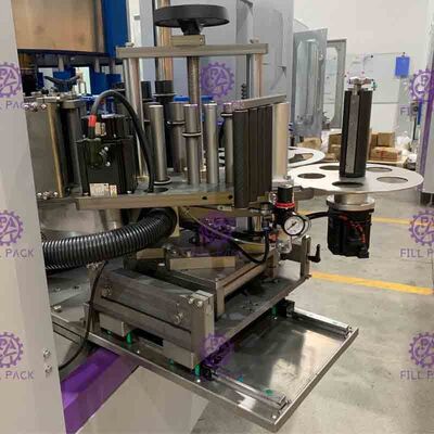 Drehart selbstklebende Aufkleber-Bier-Glas-Flaschen-Etikettiermaschine für einzelnen Aufkleber