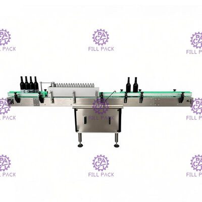 Rundes Glasgefäß-automatische Etikettiermaschine nasser Hochgeschwindigkeitskleber