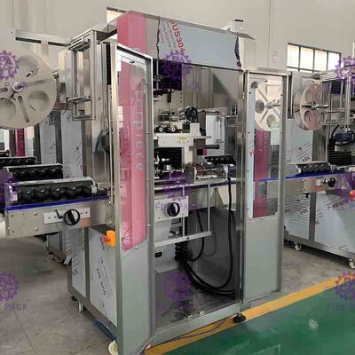 Flaschen-Etikettiermaschine des Saft-100-200BPM mit justierbarem Touch Screen