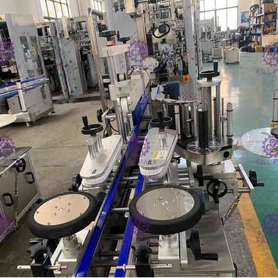 Edelstahl-Flaschen-klebende Etikettiermaschine PLC-Regelstrecke