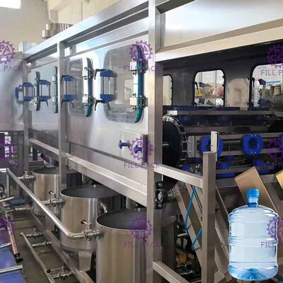 Voller automatischer 5 20 Liter der Gallonen-Wasser-Füllmaschine-450BPH rasen das Trinken