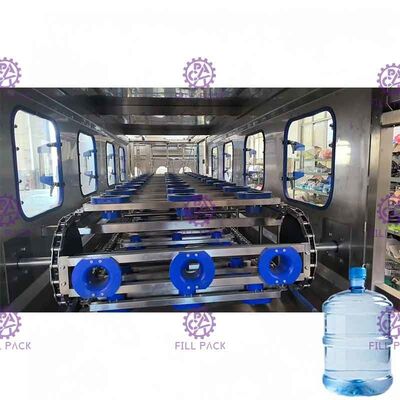 automatische innere 450BPH und äußere Gallonen-Flasche Brusher - Fass-Wasser-füllende Anlage