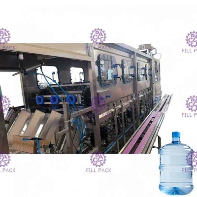 Automatische große Plastikkappen der 5 Gallonen-Wasser-Füllmaschine-450 BPH