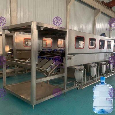 Automatische 3 in 1 Wasser-füllender Linie mit Gallonen-Flaschen-Dichtungs-Maschine 600 Fässer/h