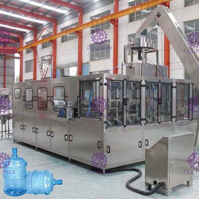 Monobloc PLC 5 Gallonen-Wasser-Füllmaschine-Gurt-mit einer Kappe bedeckende Funktion