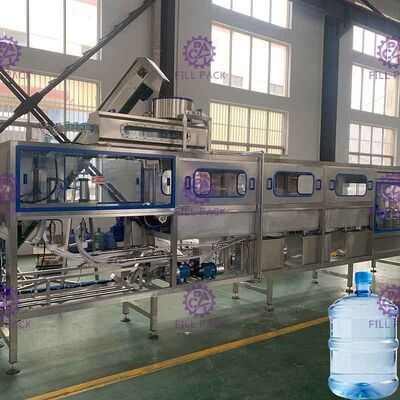 Automatische 3 in 1 Wasser-Füllmaschine mit 5 Gallonen-Plastikflasche