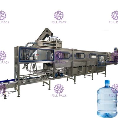 lineares Wasser-Fass-füllendes System drei 5 Gallonen-200BPH in einer Struktur