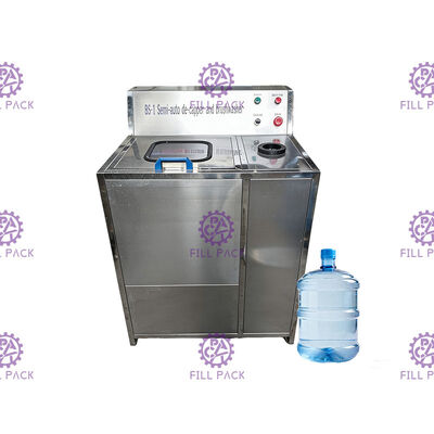 Selbstkopf der 5 Gallonen-Wasser-Füllmaschine-halb industrieller Gallonen-Flaschenwaschmaschine-Maschinen-1