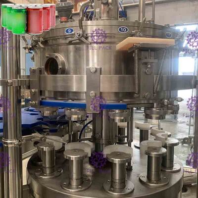 HAUSTIER/Blechdose karbonisierte Getränk-Füllmaschine, volle automatische füllende mit einer Kappe bedeckende Maschine
