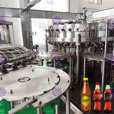 Automatische eingemachte Füllung und mit einer Kappe bedeckende Maschine für Füllungs-Linie des alkoholfreien Getränkes