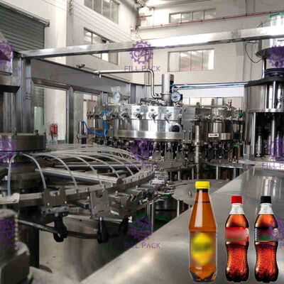 Automatische Plastikfüllende Linie des alkoholfreien Getränkes 8000BPH für gekohlte Getränke