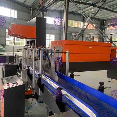 Touch Screen 10pcs/Min Bottle Shrink Wrap Machine für Saft-Kolabaum