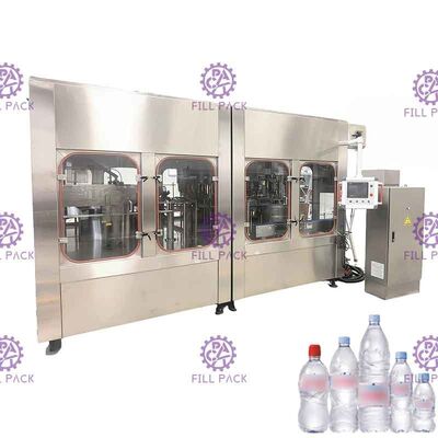 Reines trinkendes HAUSTIER Flaschen-Wasser 3 in 1 Monoblock-Waschmaschinen-Füller-Mützenmacher-Ausrüstung/Anlage/Maschine/System/Linie