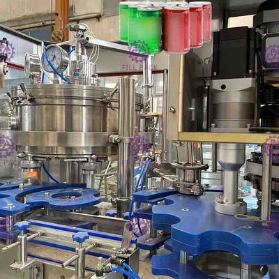 Hochgeschwindigkeitsgetränkesaft kann Füllmaschine, automatische Dosen-Dichtungs-Ausrüstung
