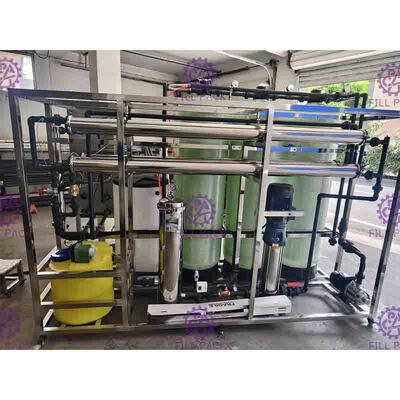 Petit-Fiberglas-Wasser RO-System für Flaschen-Wasser-Fertigungsstraße