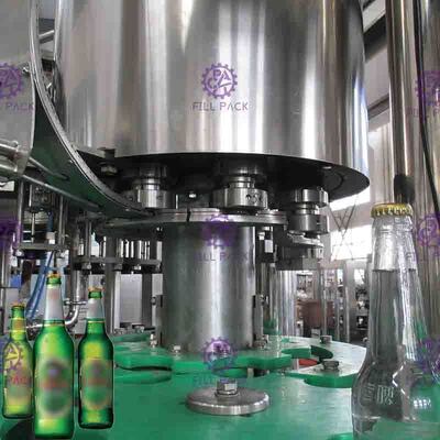 Kronenkappen Bier-Füllmaschine der Glasflasche 330ml mit NANQING-Ventilen