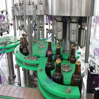 Bierflasche-Ausrüstung PLC japanische für Glasflaschen-Spannring-Kappe
