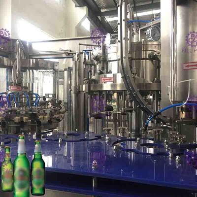 Aseptische Monoblock-Bier-Füllmaschine-kohlensäurehaltige Getränk-Abfüller-Maschine