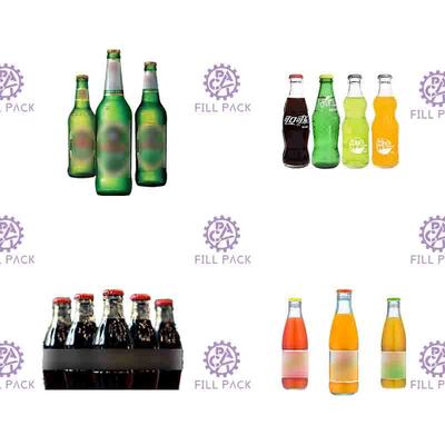 Halb gekohltes Selbstgetränk-füllende mit einer Kappe bedeckende Maschinen-manuelle Handpresse-Bier-Glas-Flasche