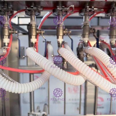 Automatischer Plastikflaschen-Füllmaschine-hohe Leistungsfähigkeits-multi Kopf-lineares nicht Ätzmittel