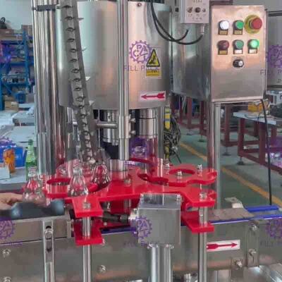 3000BPH karbonisierte die Getränkefüllmaschine-/Glas-Flasche des alkoholfreien Getränkes, die Ring Cap zieht