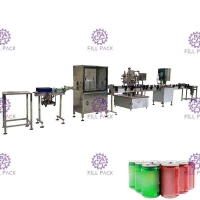 PLC 1500BPH karbonisierte Getränk-Füllmaschine, gekohlte Getränk-Fertigungsstraße