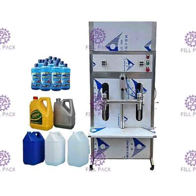 Halb automatischer Juice Filling Machine Linear Liquid-Plastik füllt Mineralwasser ab