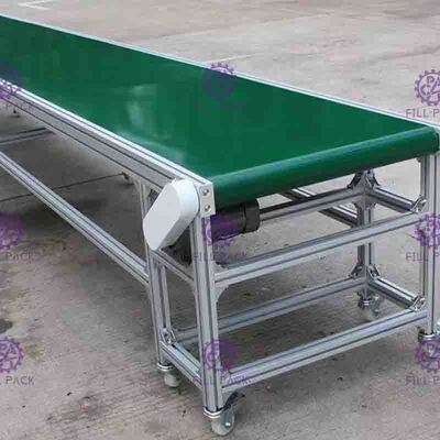 Linearer Flaschentransporteinrichtungs-Gurt-niedrige Reibung PVC-SUS201 mit Geschwindigkeits-Motor