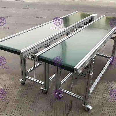 Linearer Flaschentransporteinrichtungs-Gurt-niedrige Reibung PVC-SUS201 mit Geschwindigkeits-Motor
