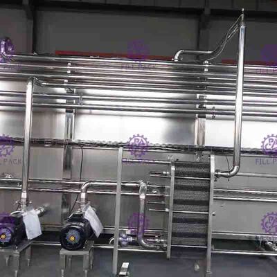 Warmeinfüllen-Linie Flaschen-Verpackungsmaschine-Sterilisator-Dampf-Heizungs-Dämmschicht